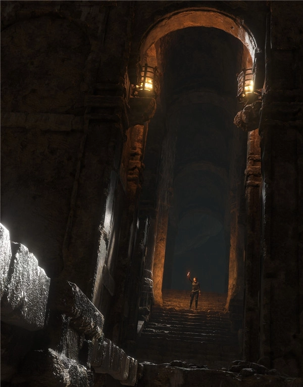 《古墓丽影：崛起》PC版实机画面曝光厂商特供！