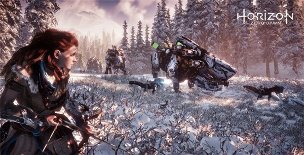 《地平线：零之黎明》最新资讯新截图中Aloy飒爽姿态圈粉无数