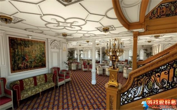 虚幻4引擎打造的《泰坦尼克号：荣耀》放出最新船内细节截图