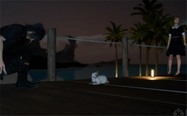 《最终幻想15》最新演示：王子救助小猫的温馨瞬间