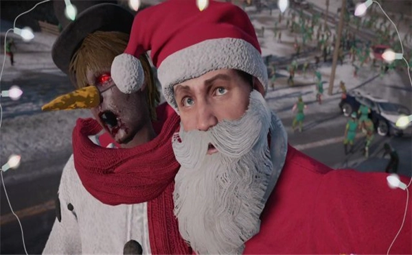 《丧尸围城4》公开"圣诞袜节日包"宣传视频展现多样僵尸击杀方式