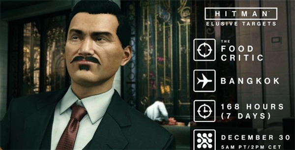 《杀手6》第17号难寻目标正式公布曼谷限时7天错过再无机会