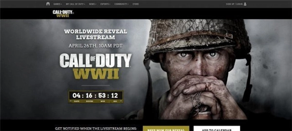 《使命召唤14》中文官方网站正式上线预告片倒计时已启动！