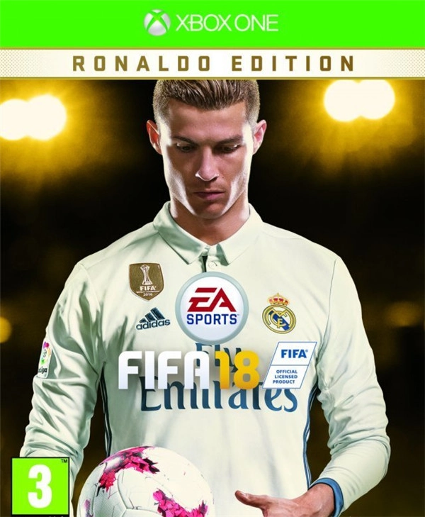 《FIFA18》三大平台封面图曝光！C罗这颜值也太能打了吧！
