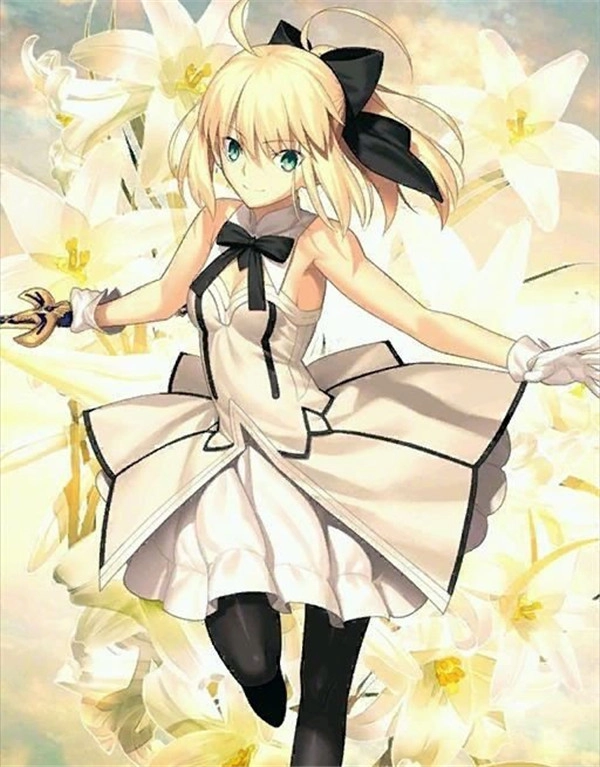 《Fate/GrandOrder》Lily手办身着纯白礼服的骑士姬登场！