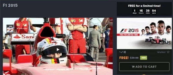 HB福利新活动开启免费领取竞速大作《F12015》