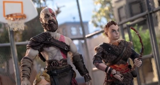 PS4Pro趣味广告奎托斯与儿子一同畅玩《战神4》