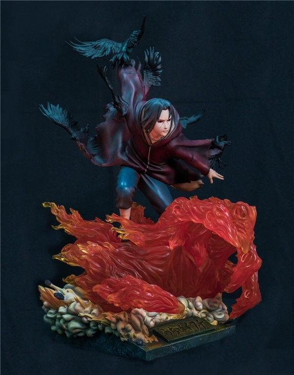 《火影忍者》宇智波鼬秽土转生雕像潇洒身姿尽显凌人气势