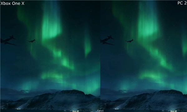 《战地5》X1X与RTX2080TiPC版光影特效对比：PC版略占上风