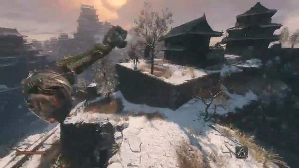 《只狼：影逝二度》第一人称MOD实机演示刺杀敌人体验更具真实感