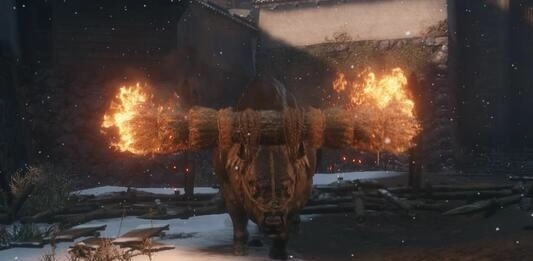 《只狼：影逝二度》火牛轻松过技巧分享火牛应对方法说明