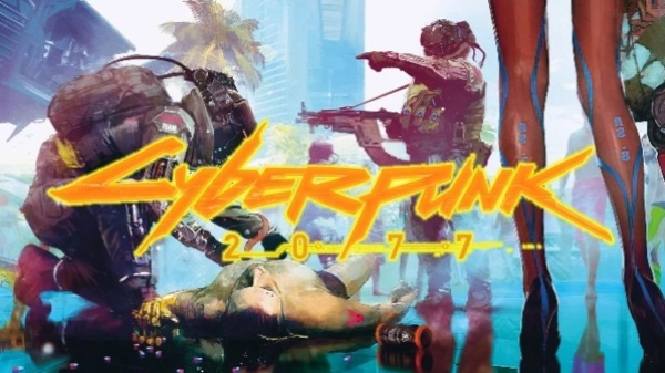 《赛博朋克2077》的视觉呈现与去年E3展会时有所区别，武器的种类十分多样