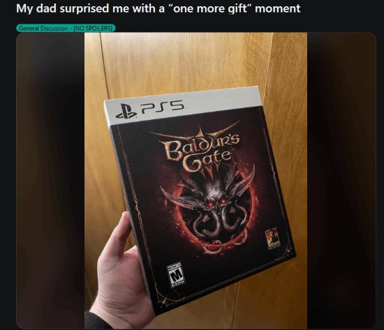 迟到两年的《博德3》圣诞惊喜玩家苦守未被剧情泄露