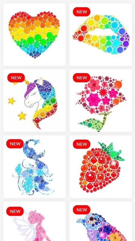 数字钻石画填色书图3