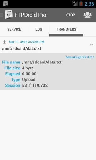 FTPDroid图2
