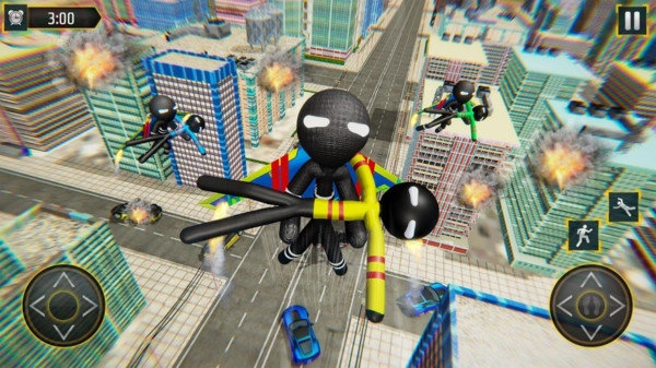 喷气飞行火柴人图2