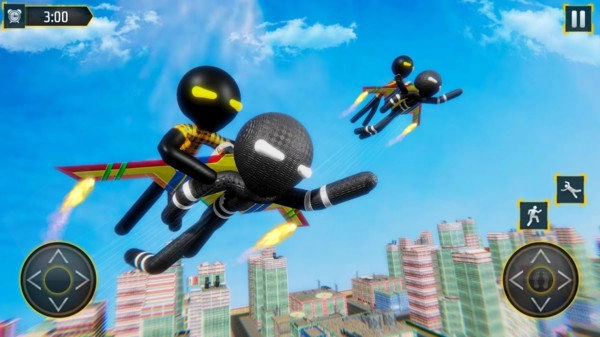 喷气飞行火柴人图4