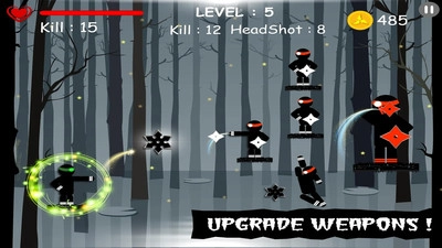 火柴人忍者飞镖图2