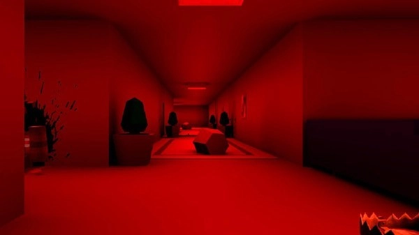恐怖的粉红色房屋