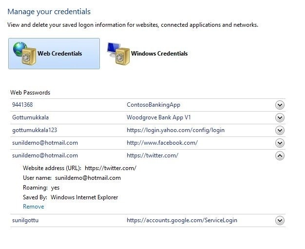 Windows8的全新特性：把你的身份信息存储在云端