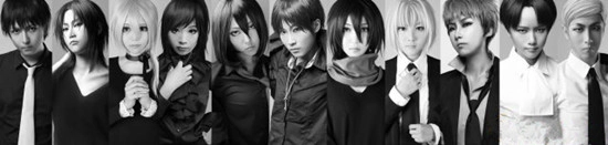 《进击的巨人》神级还原cosplay黑白西装造型帅炸了