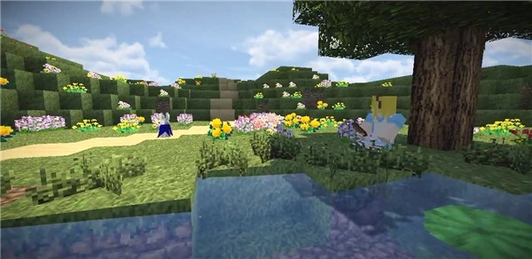 用《我的世界》打造爱丽丝漫游仙境，艺术氛围拉满