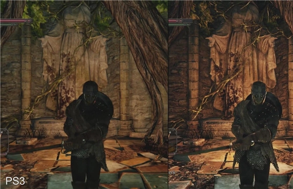 《黑暗之魂2》新旧版本画质强化对比