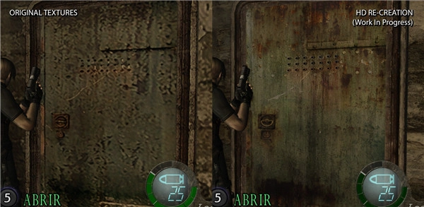 《生化危机4》HD高清化项目MOD高清截图