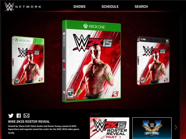 《WWE2K15》PC版本的发布信息已正式对外公布！