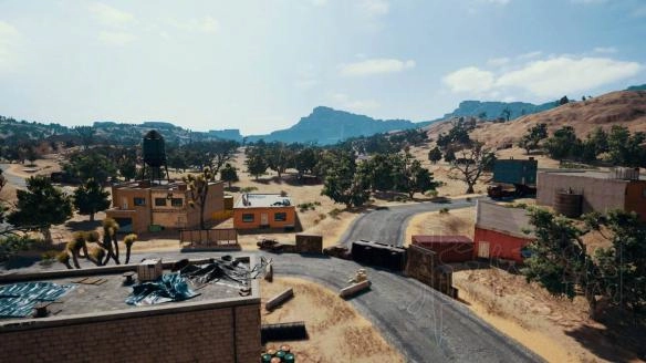 《绝地求生大逃杀》沙漠新地图地形截图展示沙漠地图体验如何