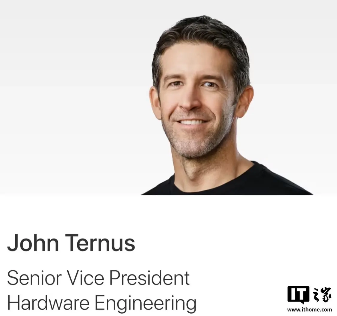 有消息透露，曾负责iPhoneAir项目的JohnTernus已成为库克在苹果公司的首席接班人