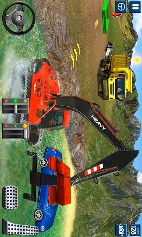 大力挖掘机卡车图1