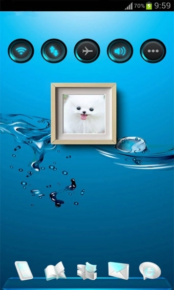 3D藍(lán)桌面截圖3