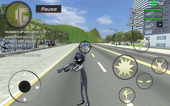 惊人的邪恶火柴人模拟器图2