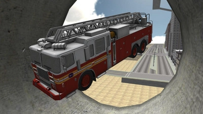 3D消防车驾驶图3