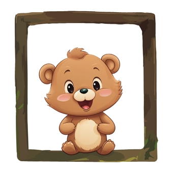小熊相框