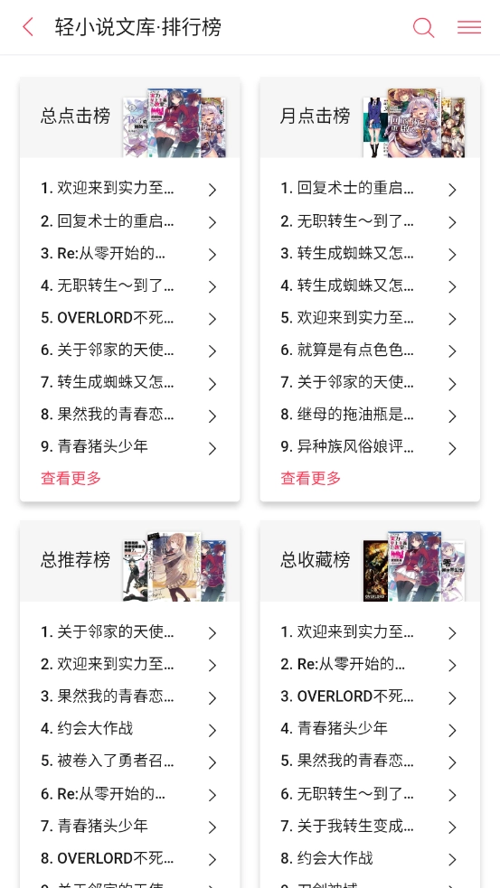 哔哩轻小说手机最新版图4