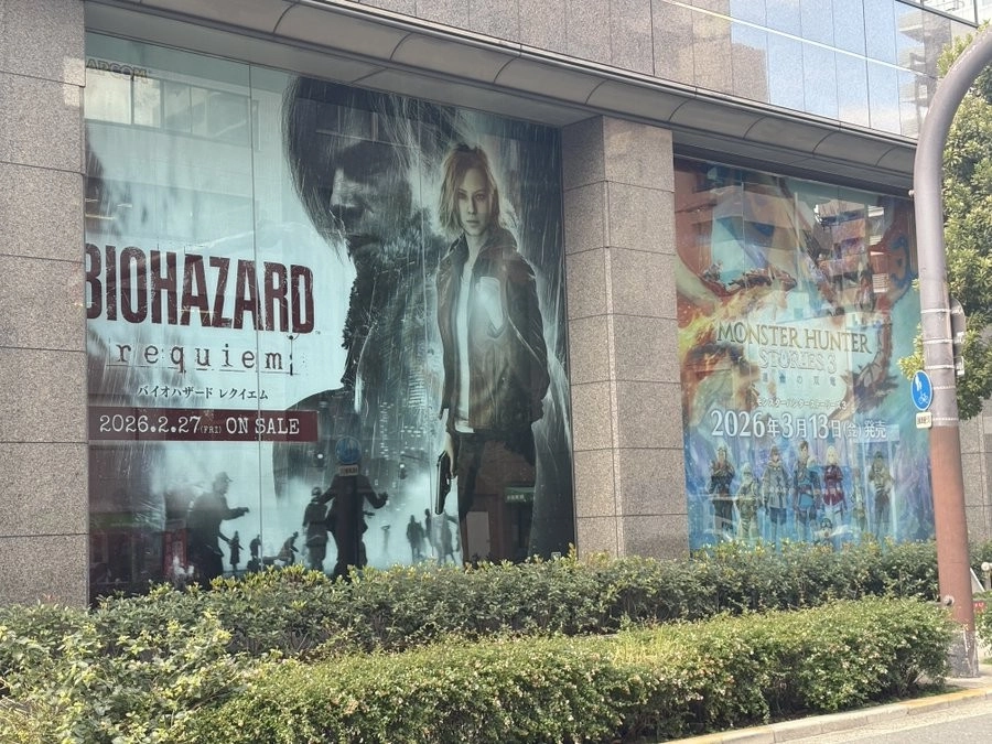 大阪现《生化危机9》巨幅海报游戏将于2月27日发售