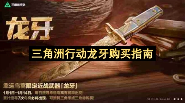 三角洲行动龙牙选购指引