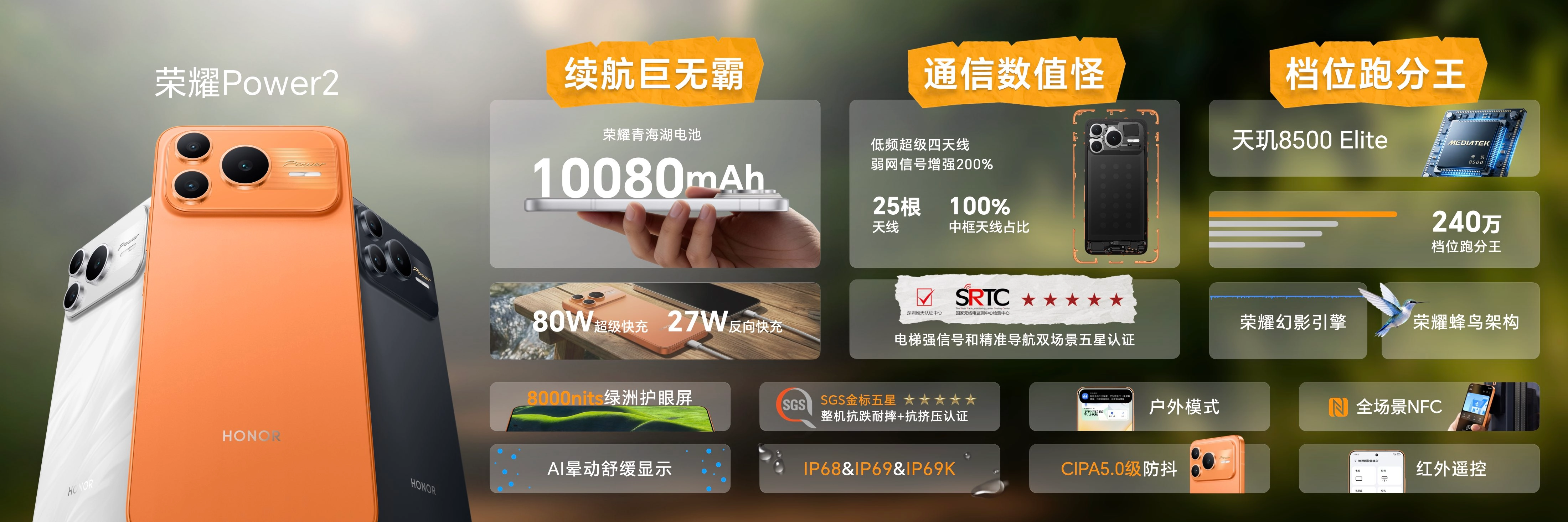 首销当日销量即超越前代机型！荣耀Power2靠“万级续航+鸿燕天线”的组合拳引爆市场热度