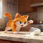 扮演猫咪捣蛋