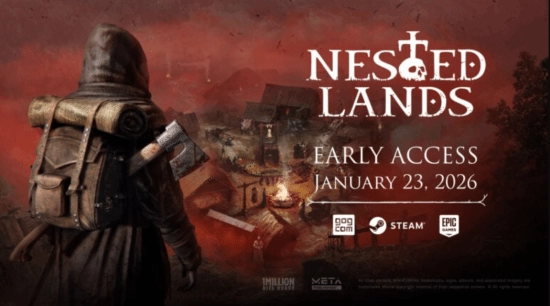 主打村庄建设和多人合作的暗黑风中世纪RPG《覆巢之地》，确定在1月23日推出抢先体验版本