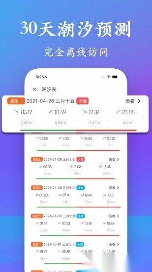 潮汐表软件免费原版图1