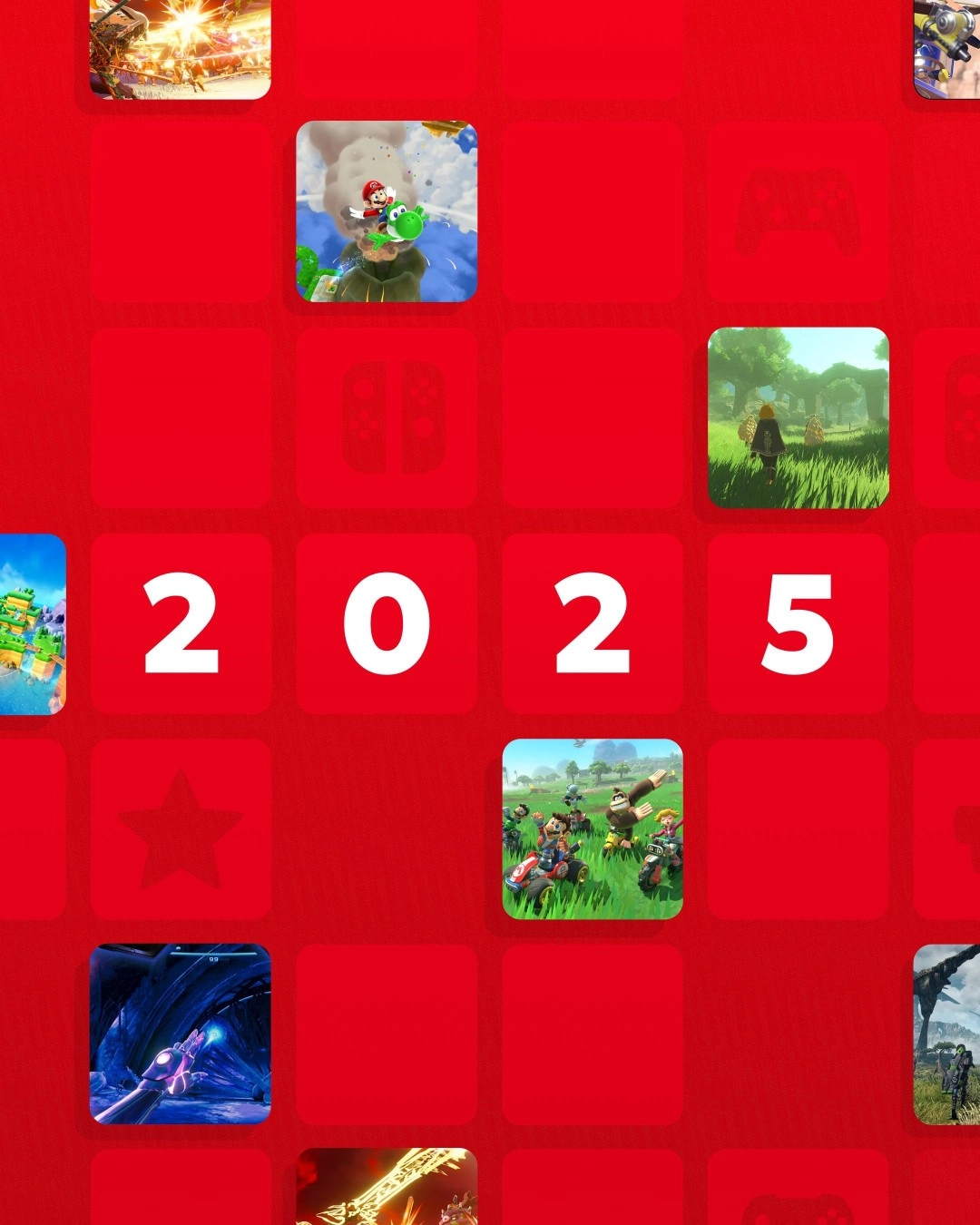 2025年度任天堂回顾上线，其中包含自2017年NS首发以来的完整记录