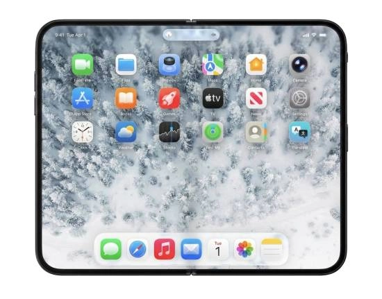 苹果iPhoneFold外观首次曝光：首款实现真全面屏的iPhone来袭！