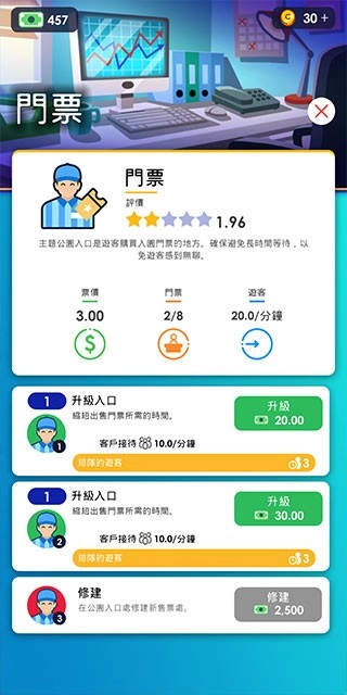 闲置主题公园大亨手机下载