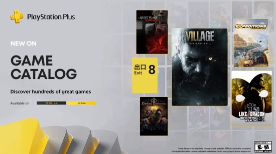 1月份PS+二檔和三檔的游戲名單正式公布，《生化危機(jī)8：村莊》《如龍8》等知名游戲在列！