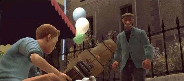 丁丁历险记独角兽号的秘密游戏