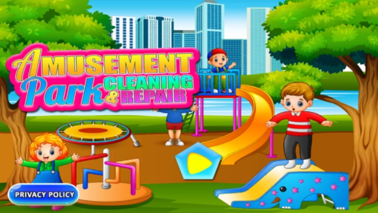 游乐园清洁和修理-图1