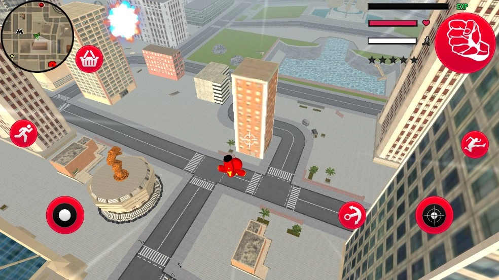 火柴人绳索英雄老版-图1